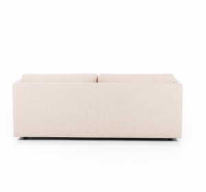 Archie 84" Bench Seat Theater Sofa - Thames Creme