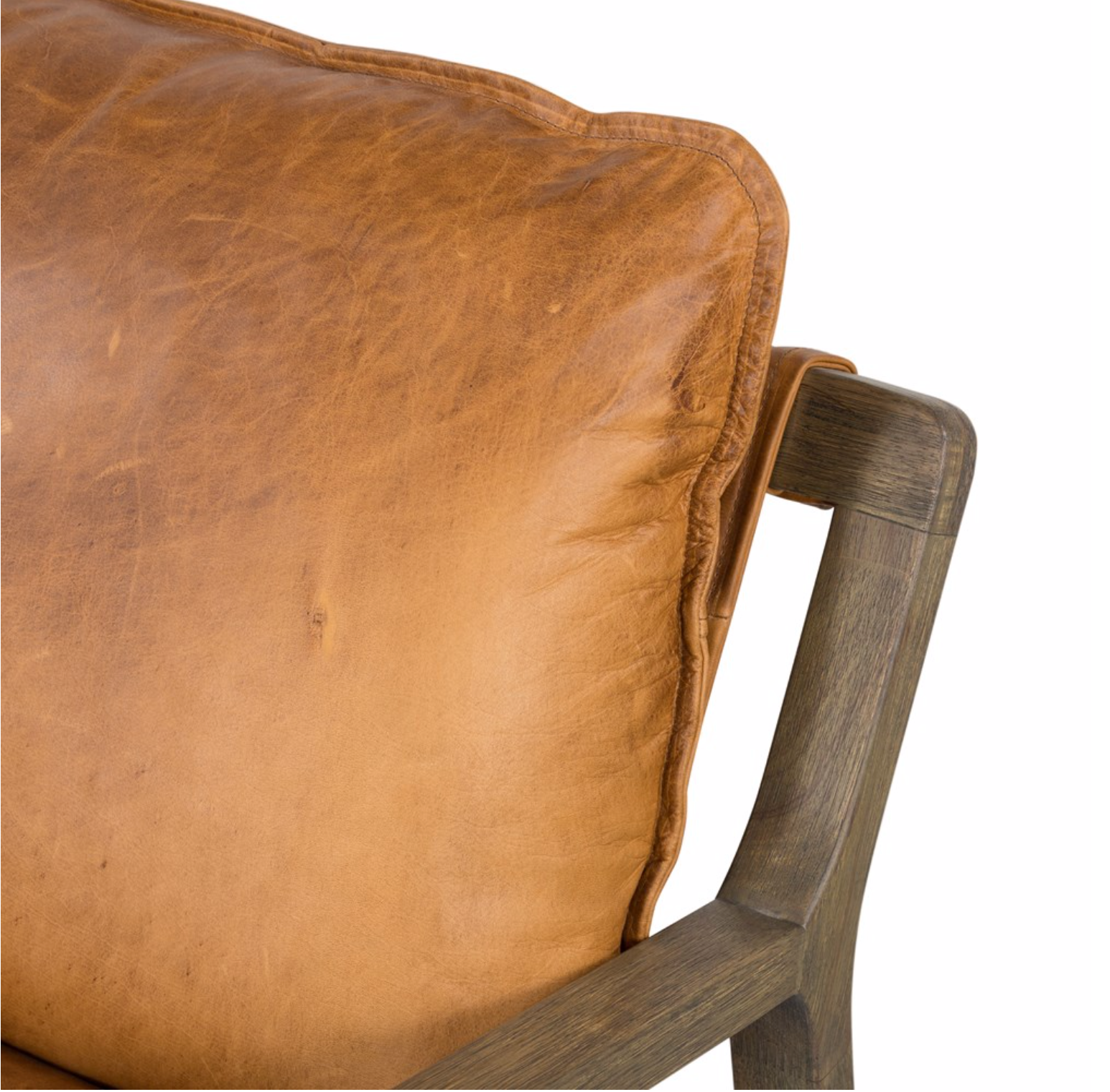 Adam Oak Lounge Chair - Raleigh Chestnut