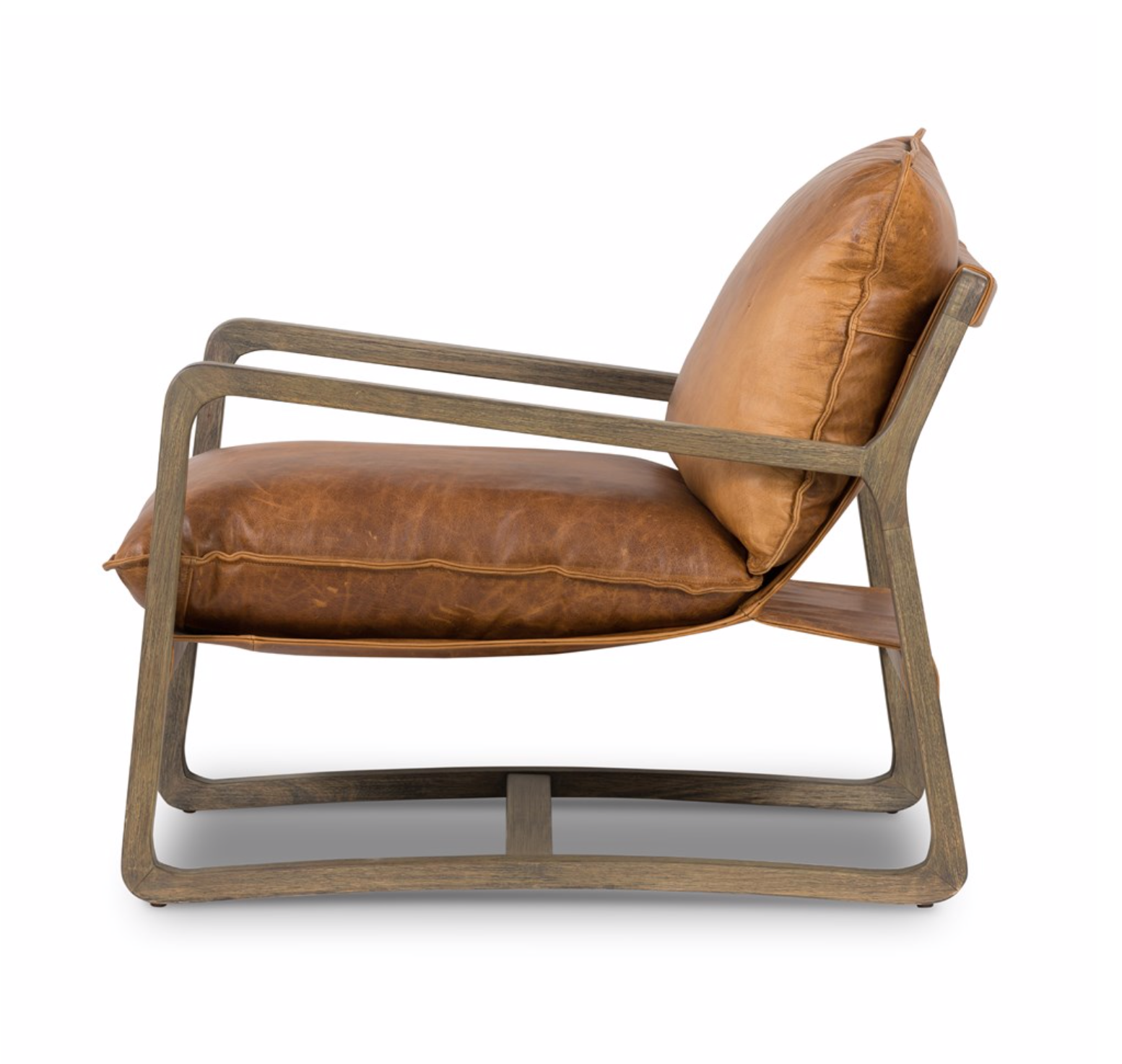 Adam Oak Lounge Chair - Raleigh Chestnut