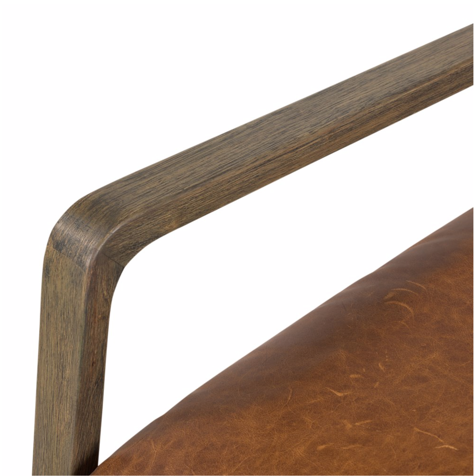 Adam Oak Lounge Chair - Raleigh Chestnut
