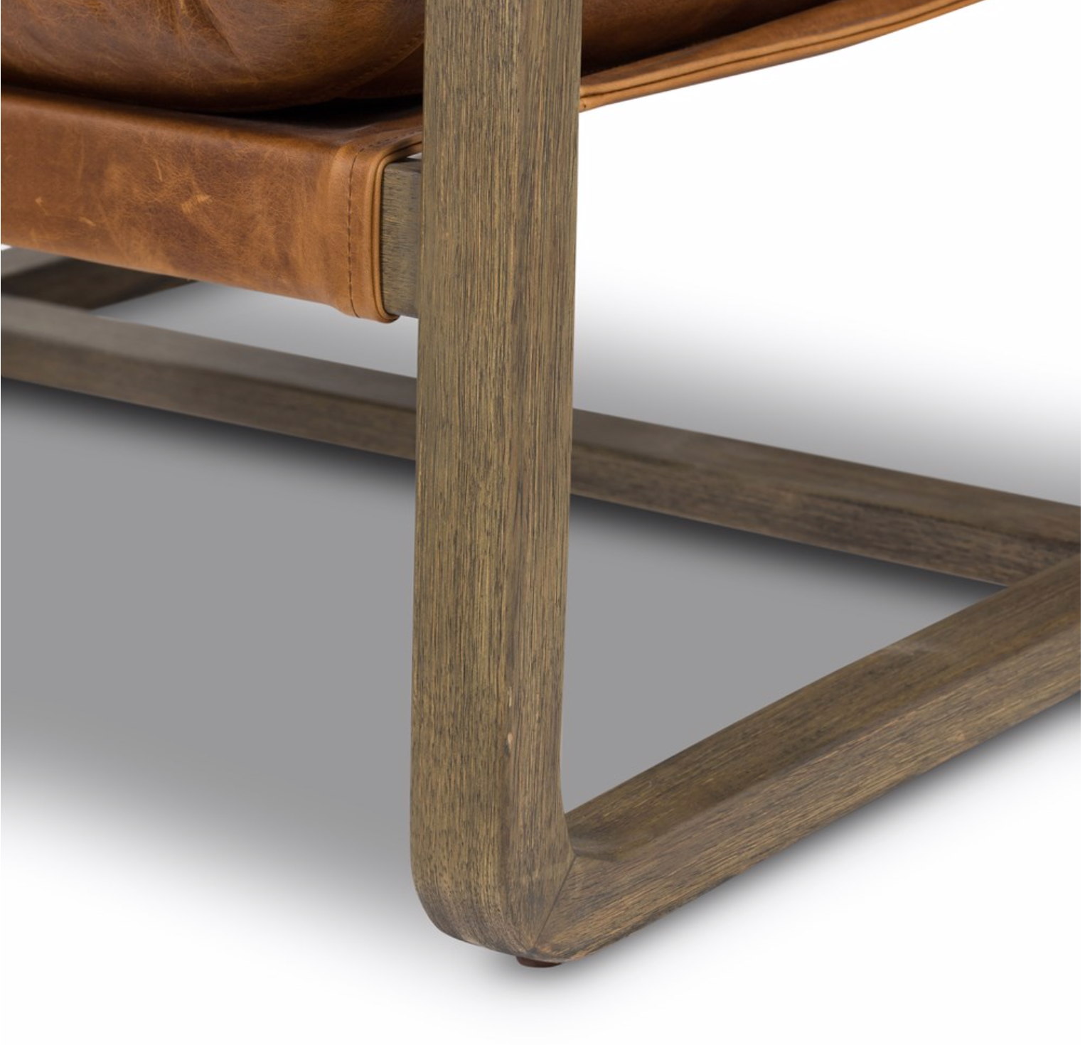 Adam Oak Lounge Chair - Raleigh Chestnut