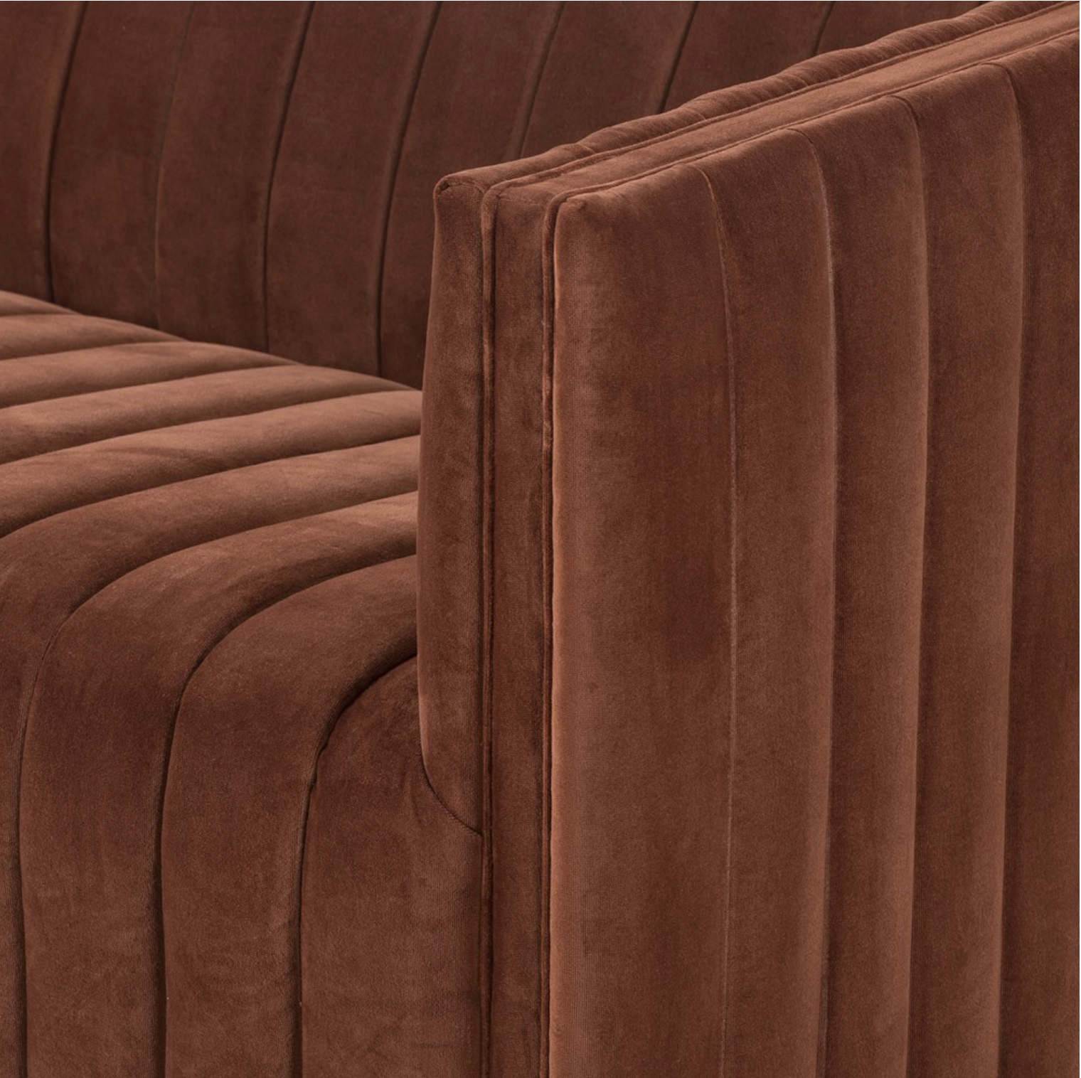 Augustus 88" Bench Seat Sofa - Surrey Auburn