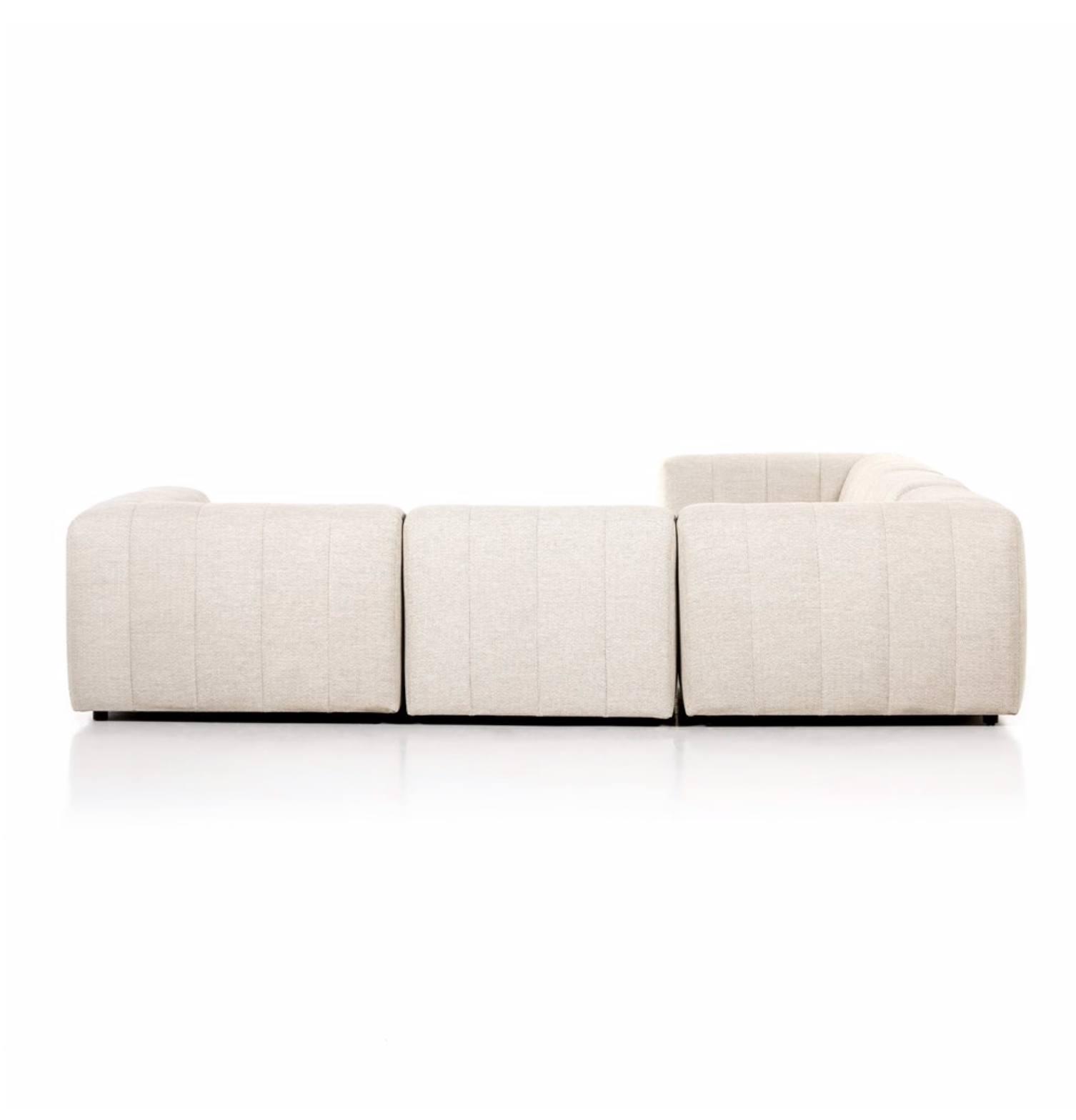 Gwyneth 121" 5 Cushion Outdoor Sectional - Sand
