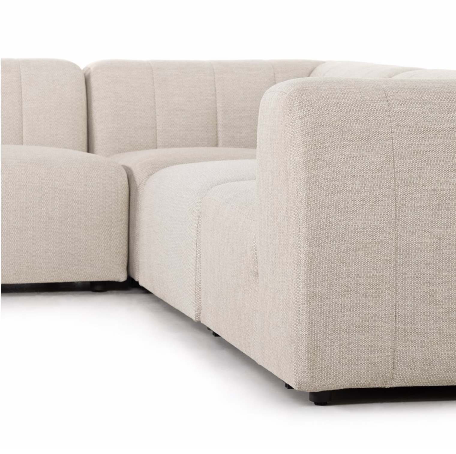 Gwyneth 121" 4 Cushion Outdoor Sectional - Sand