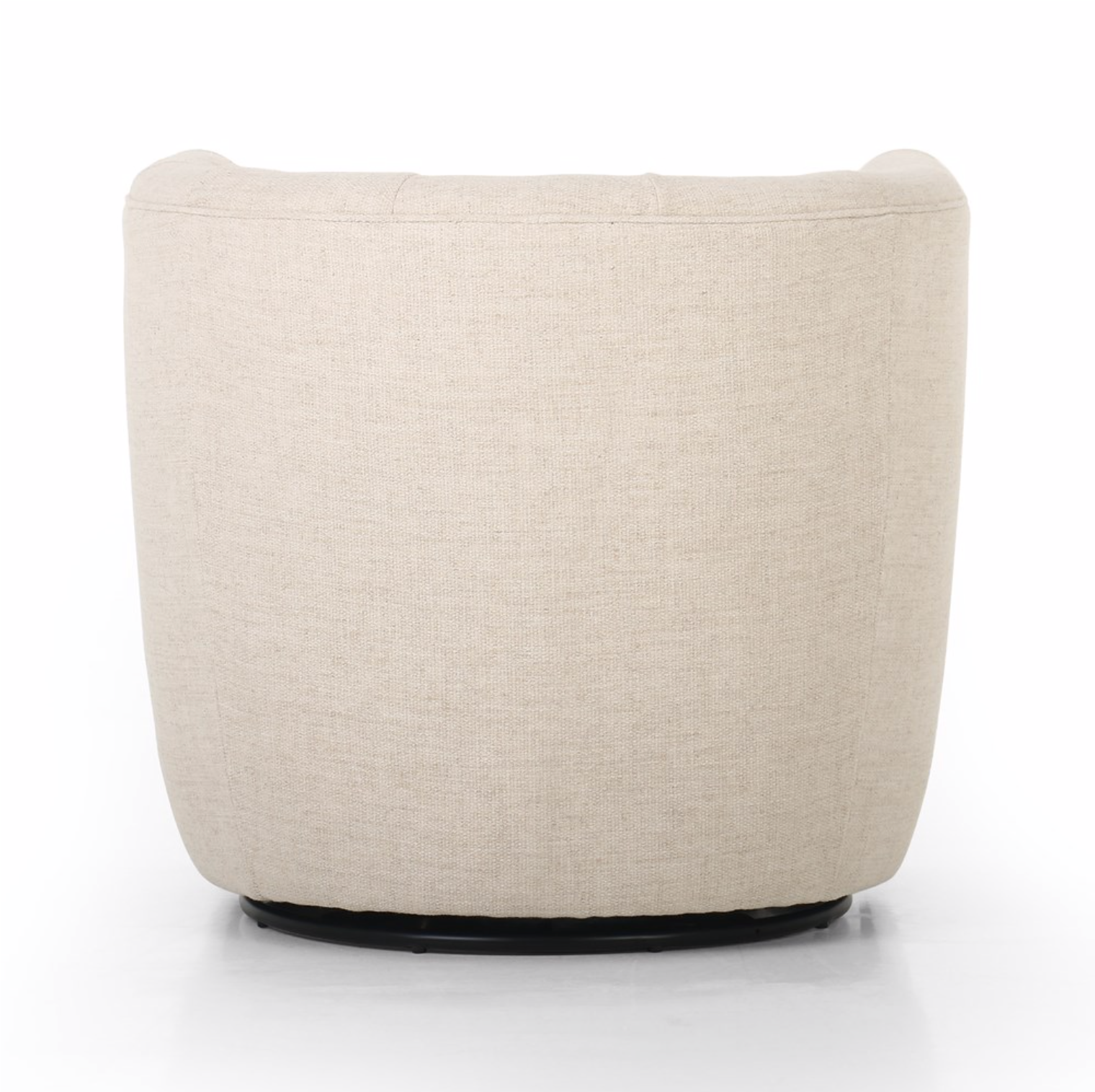 Hancock 33" Tufted Swivel Chair - Thames Cream