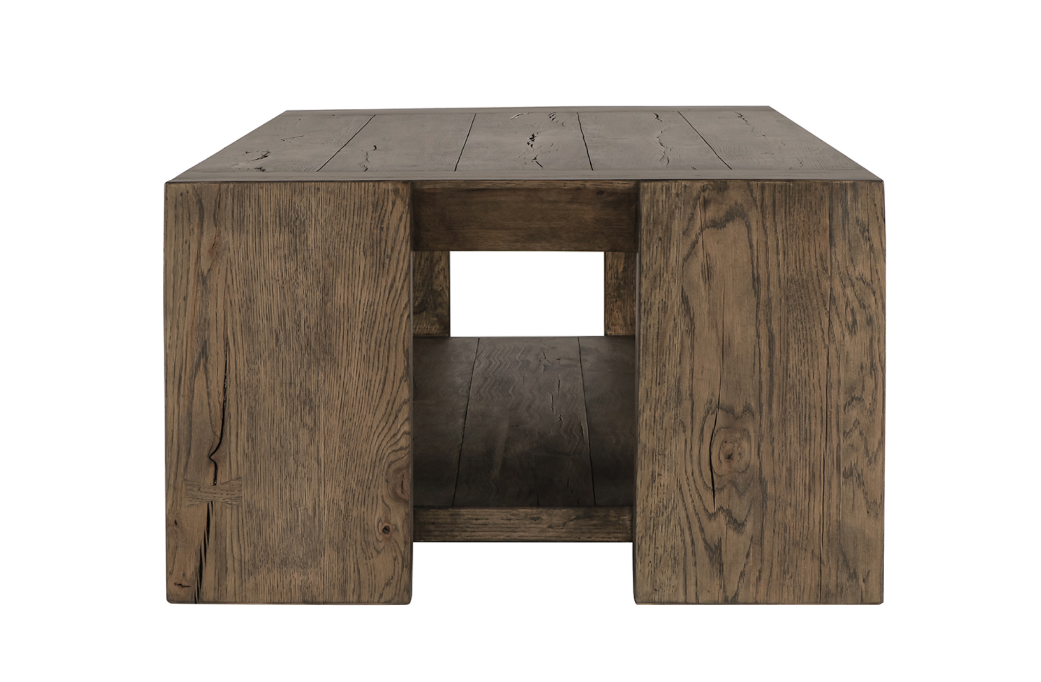 Travis 60" Cracked Oak Coffee Table