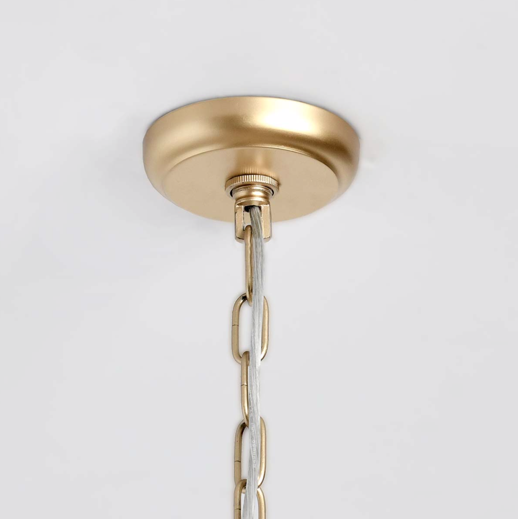 Alexis 28" Beaded Chandelier - Architectural White