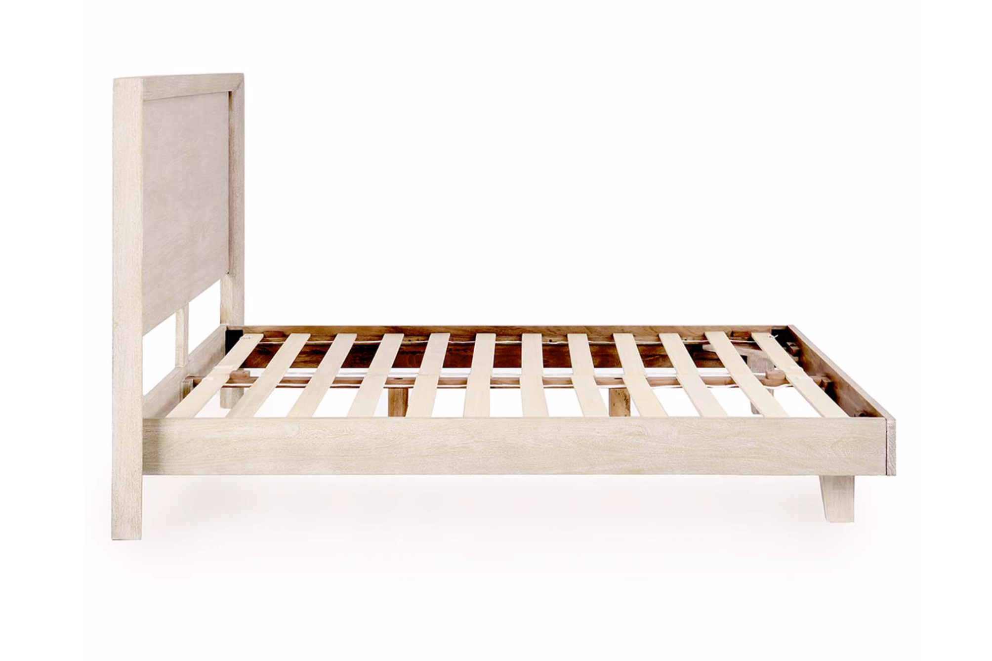 Reese 77" California King Bed - New White Wash