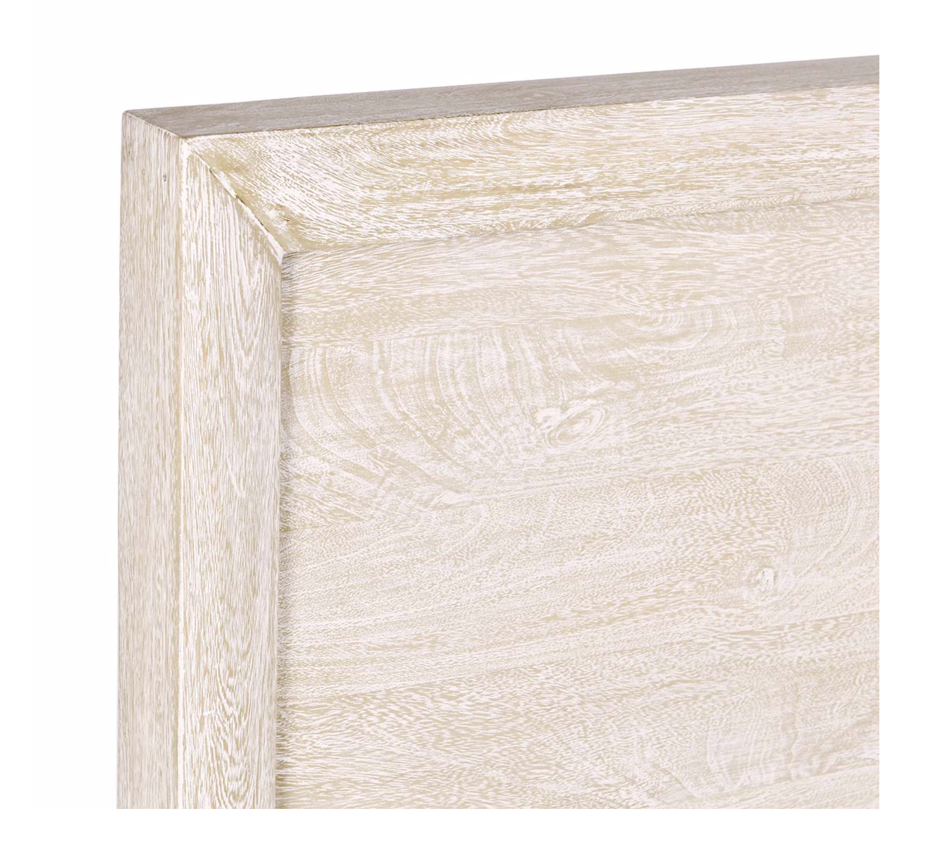 Reese 77" California King Bed - New White Wash