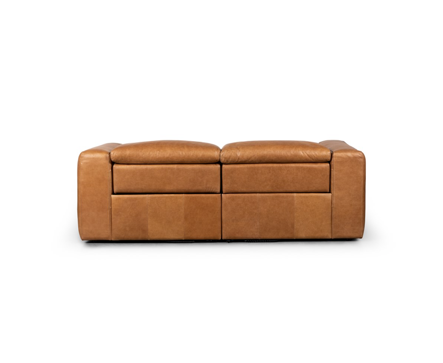 Radford 91" 2 Cushion Top Grain Leather Power Motion Sofa - Butterscotch