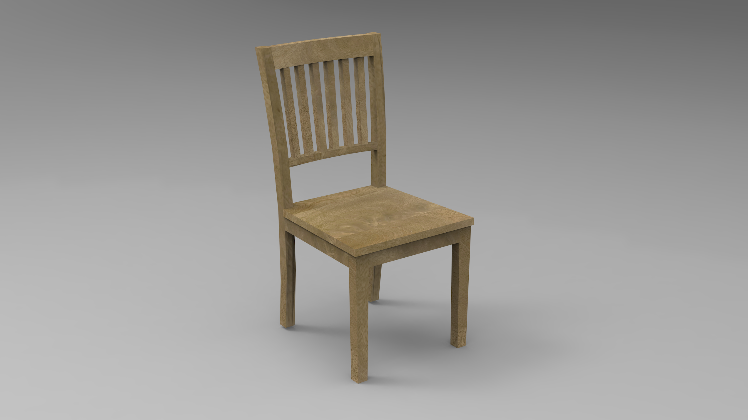 Weston Ladderback Dining Chair - Medium Natural