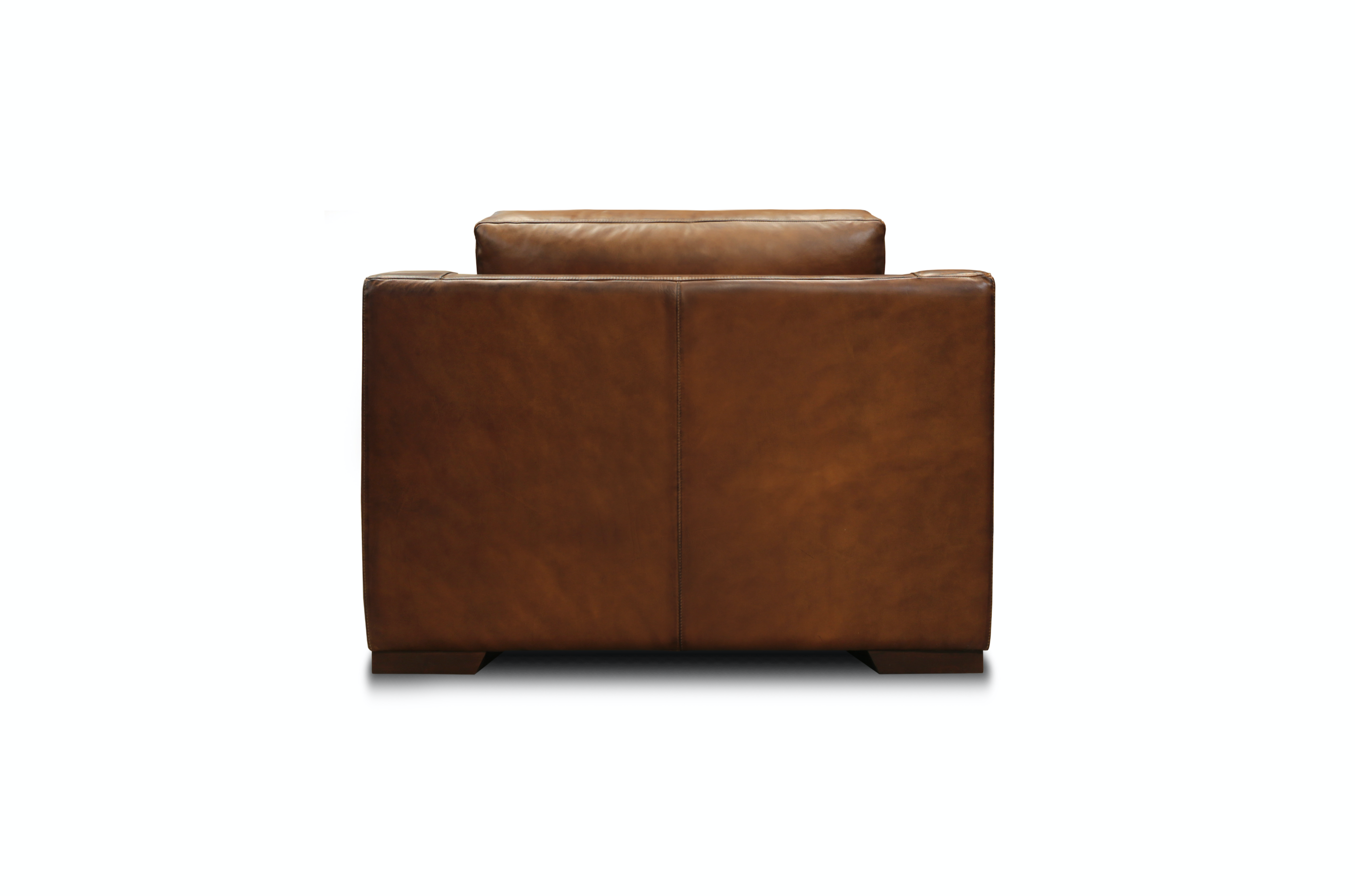 Leonardo 50" Top Grain Leather Chair - Daytona Antique