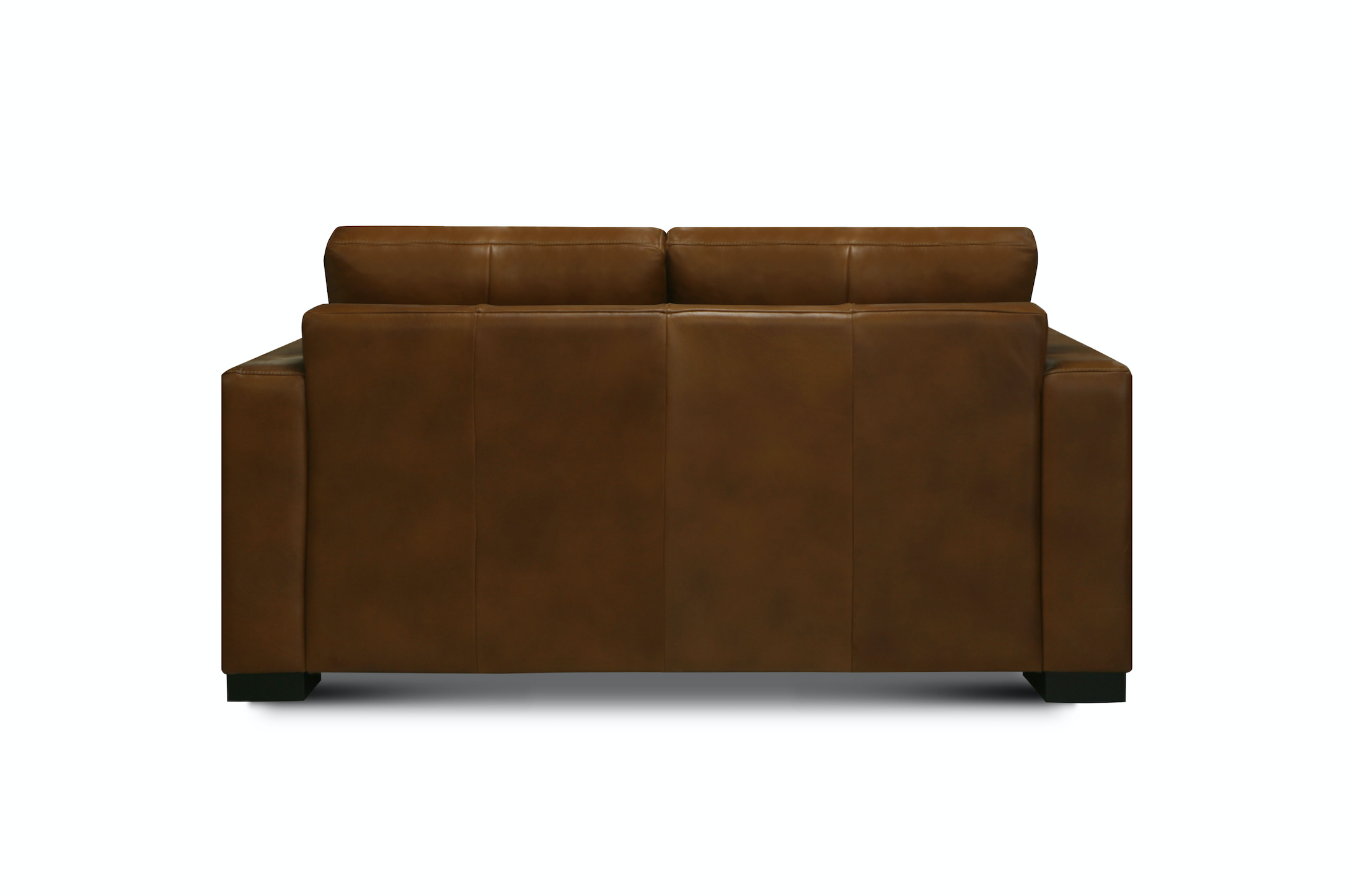 Norton 64" Top Grain Leather 2 Cushion Loveseat - Portofino Cinnamon