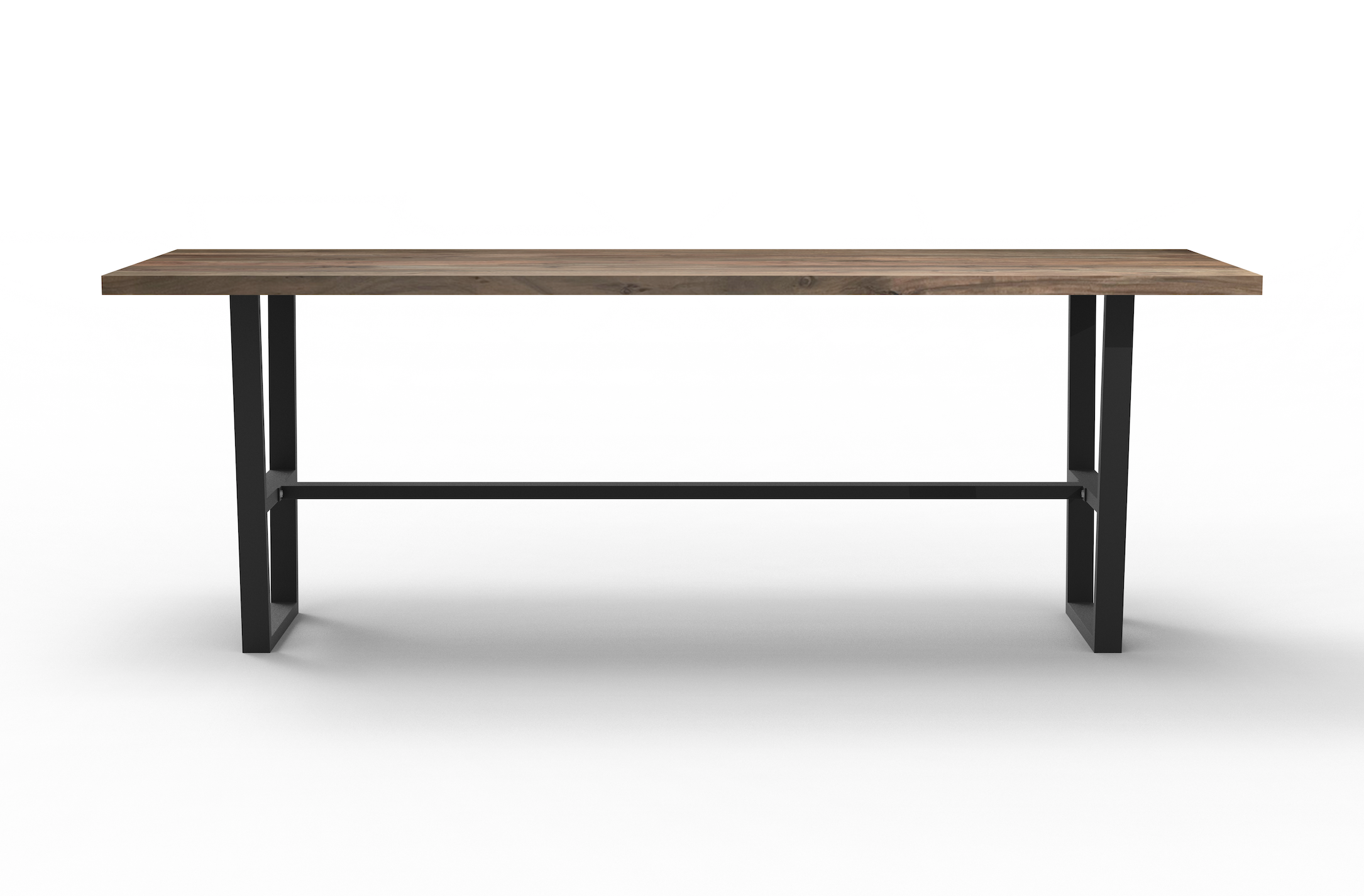 Maxwell Acacia Bar Height Pub Table - Natural + Smoke