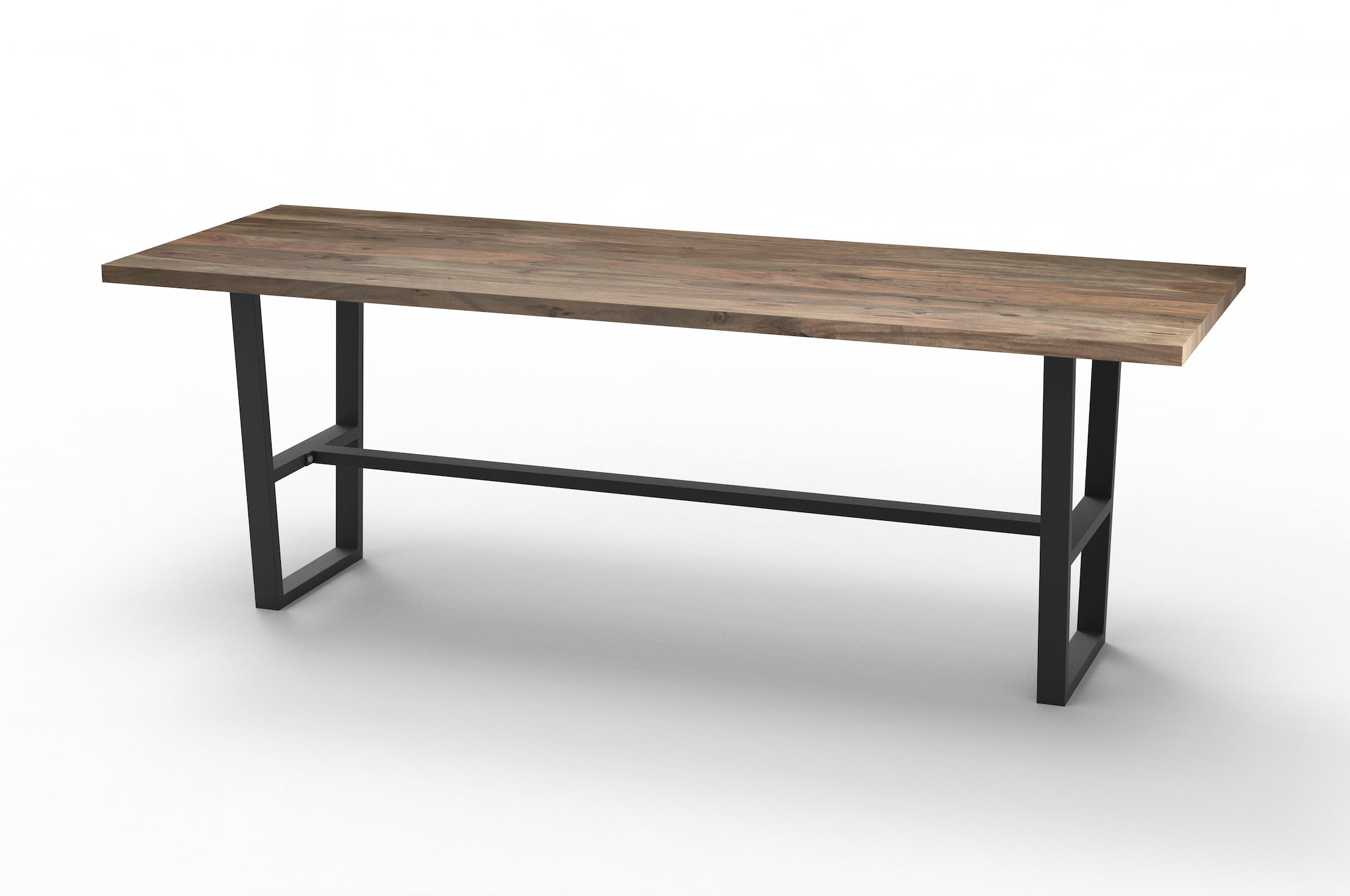 Maxwell Acacia Bar Height Pub Table - Natural + Smoke
