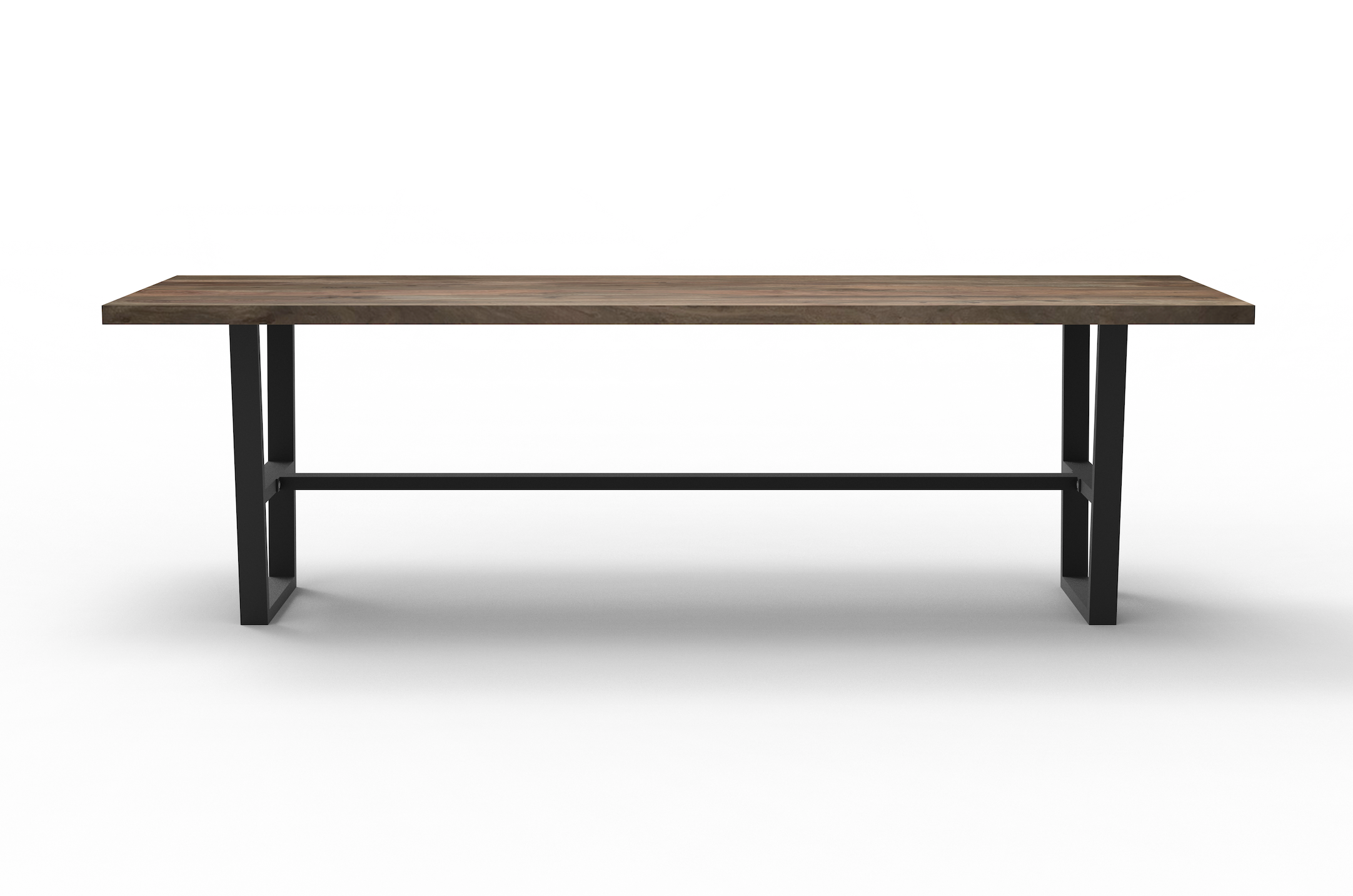 Maxwell Acacia Counter Height Gathering Table - Natural + Smoke