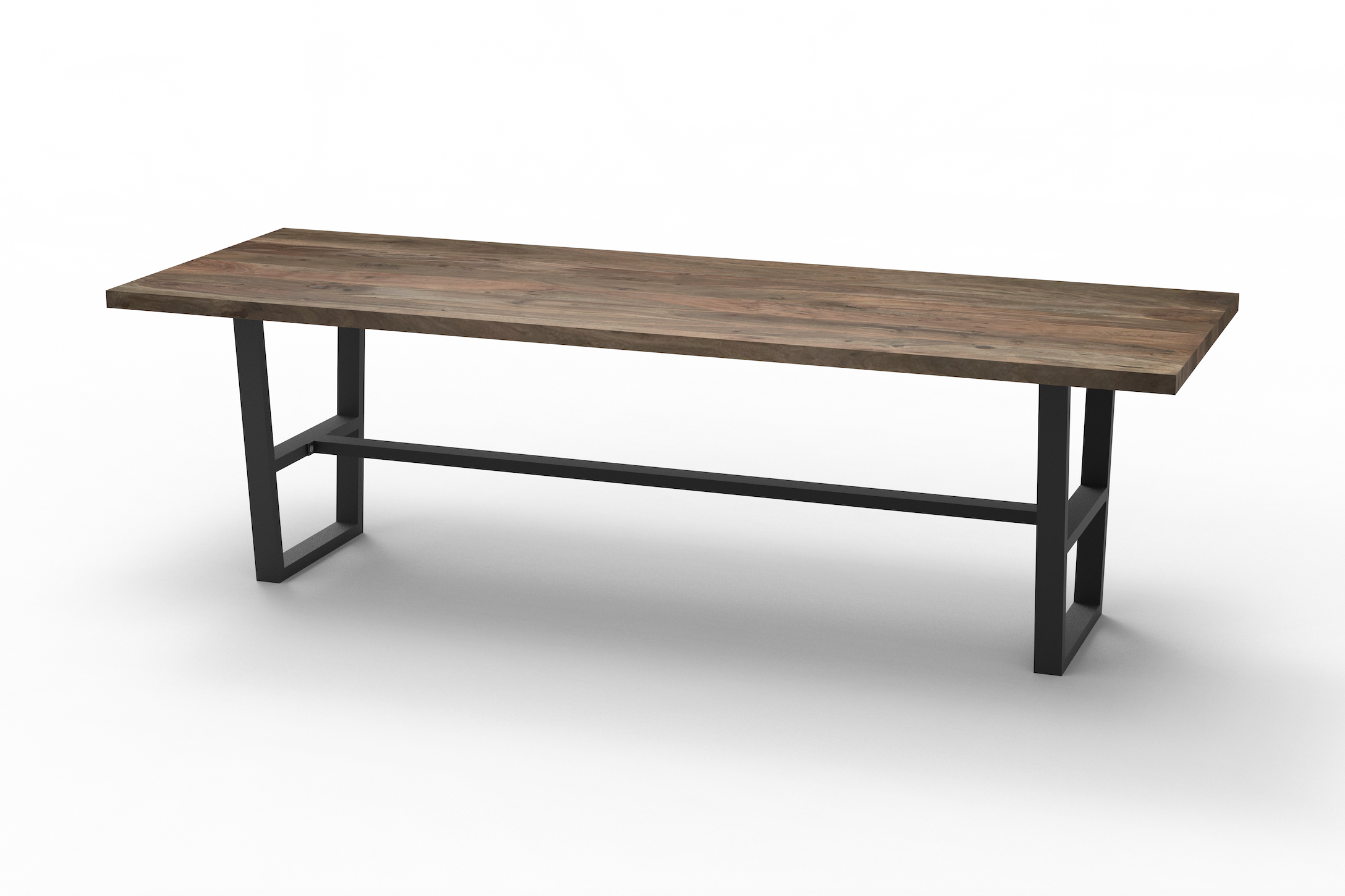 Maxwell Acacia Counter Height Gathering Table - Natural + Smoke