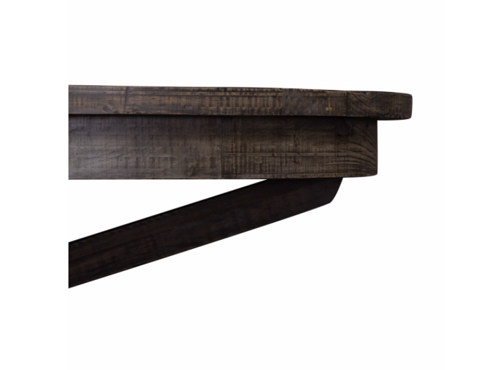 Celeste 63" - 79" Round Extension Dining Table - Black Olive - Classic Carolina Home