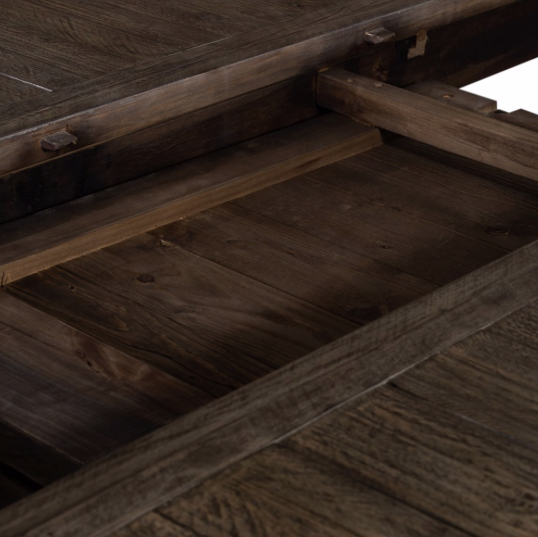 Celeste 63" - 79" Round Extension Dining Table - Black Olive - Classic Carolina Home