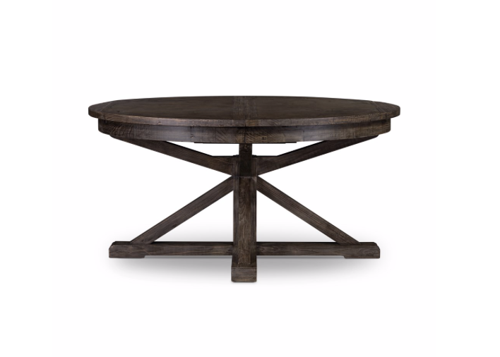 Celeste 63" - 79" Round Extension Dining Table - Black Olive - Classic Carolina Home