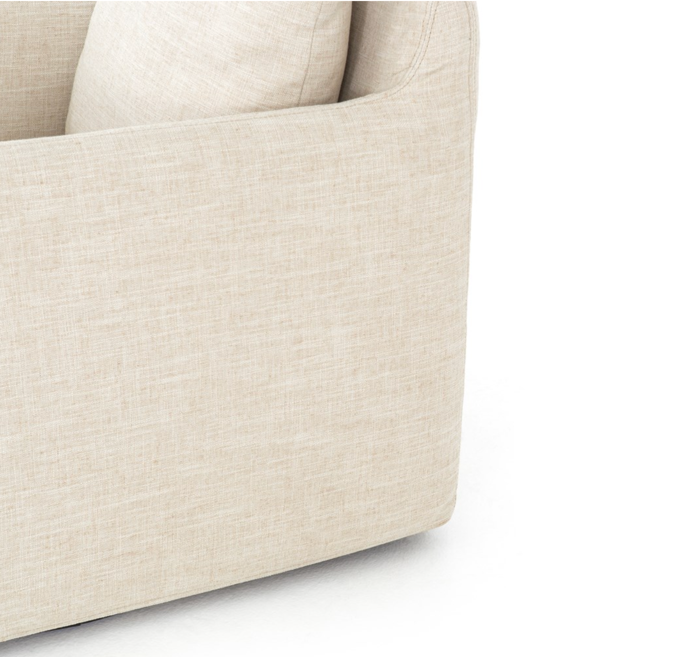 Bankside 26" Swivel Chair - Cambric Ivory