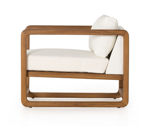 Callahan 29" Outdoor Occasional Chair - Ivory