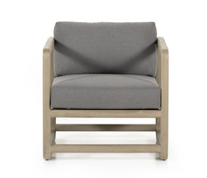 Callahan 29" Outdoor Occasional Chair - Charcoal