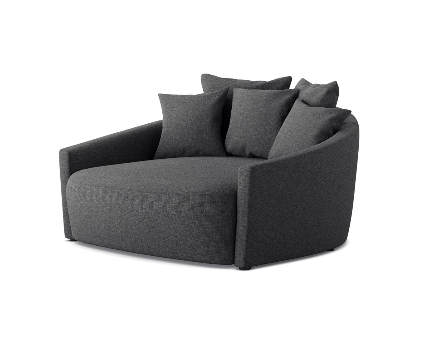 Clarissa 62" Media Lounger - Performance Smoke