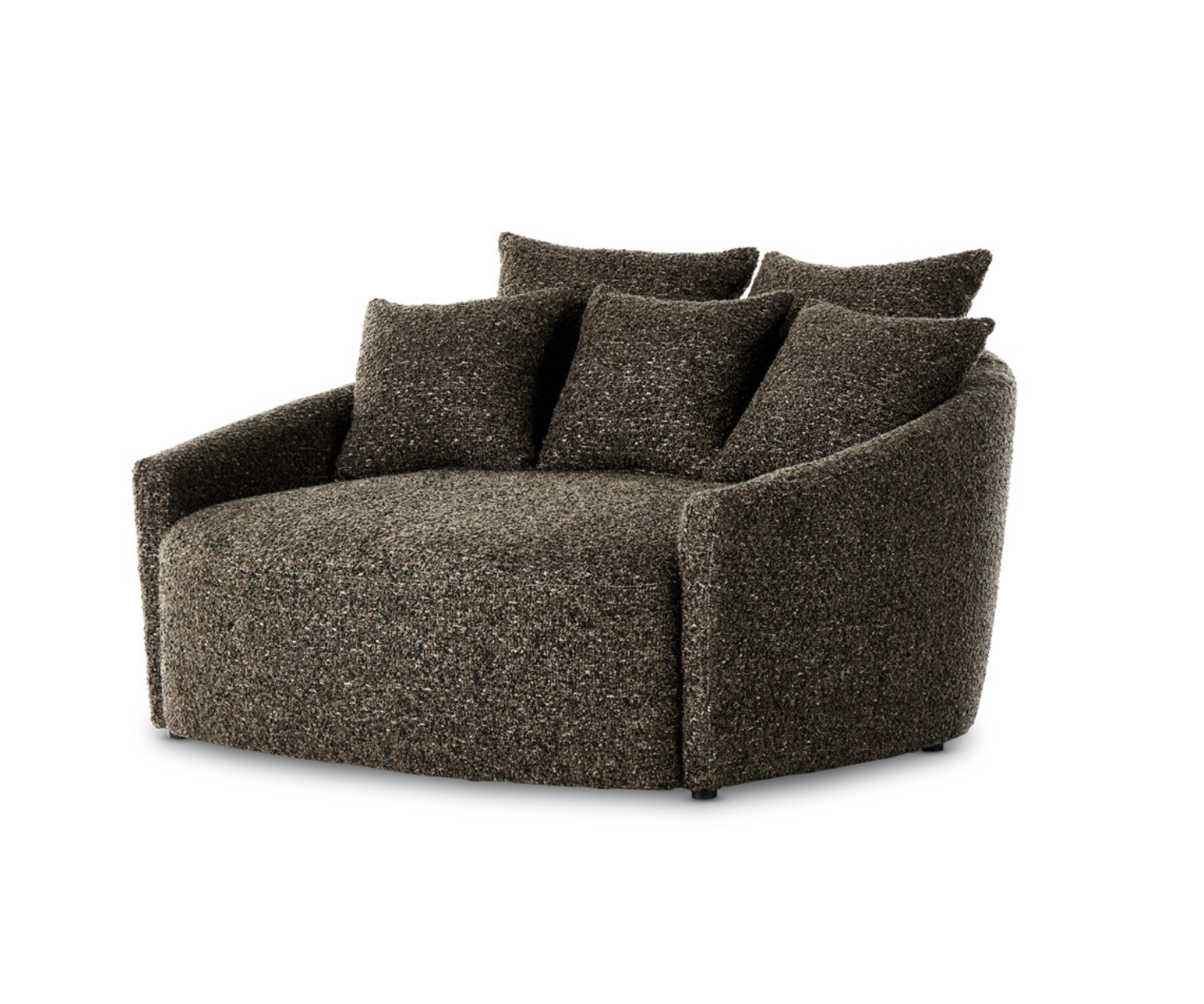 Clarissa 62" Media Lounger - Performance Granite