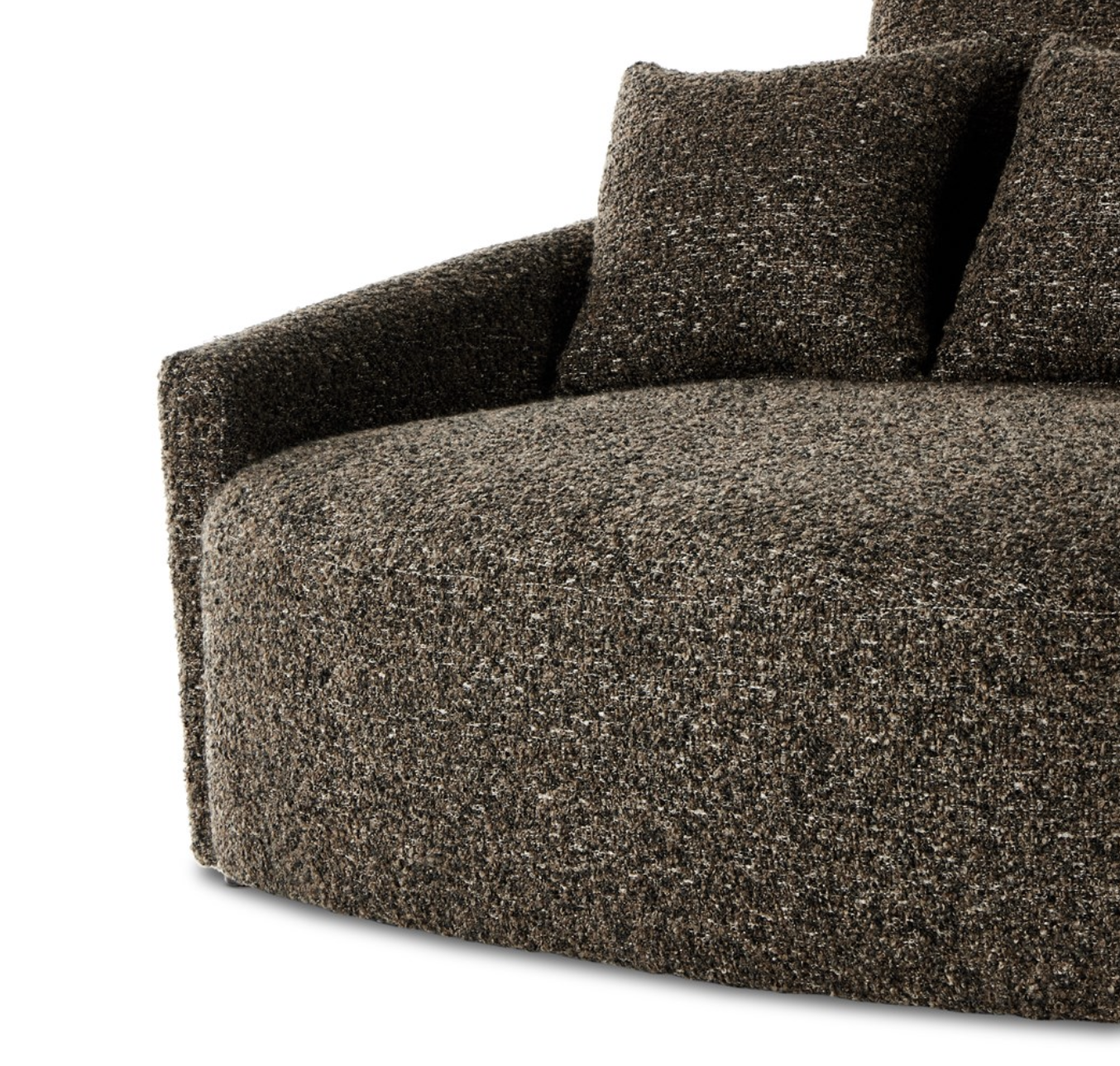 Clarissa 62" Media Lounger - Performance Granite