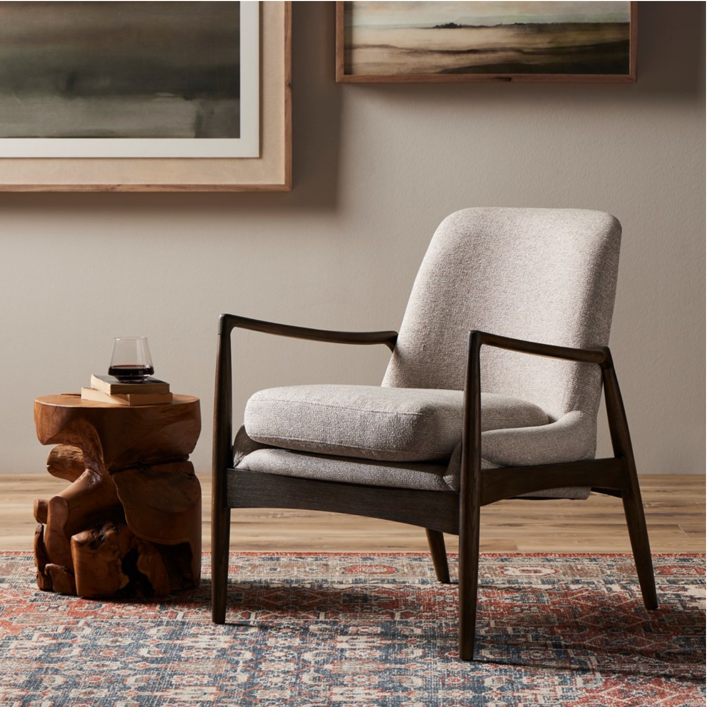 Brandon 26" Occasional Chair - Light Camel