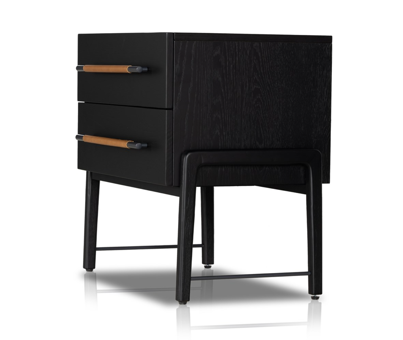 Dale 27" Nightstand - Ebony Oak