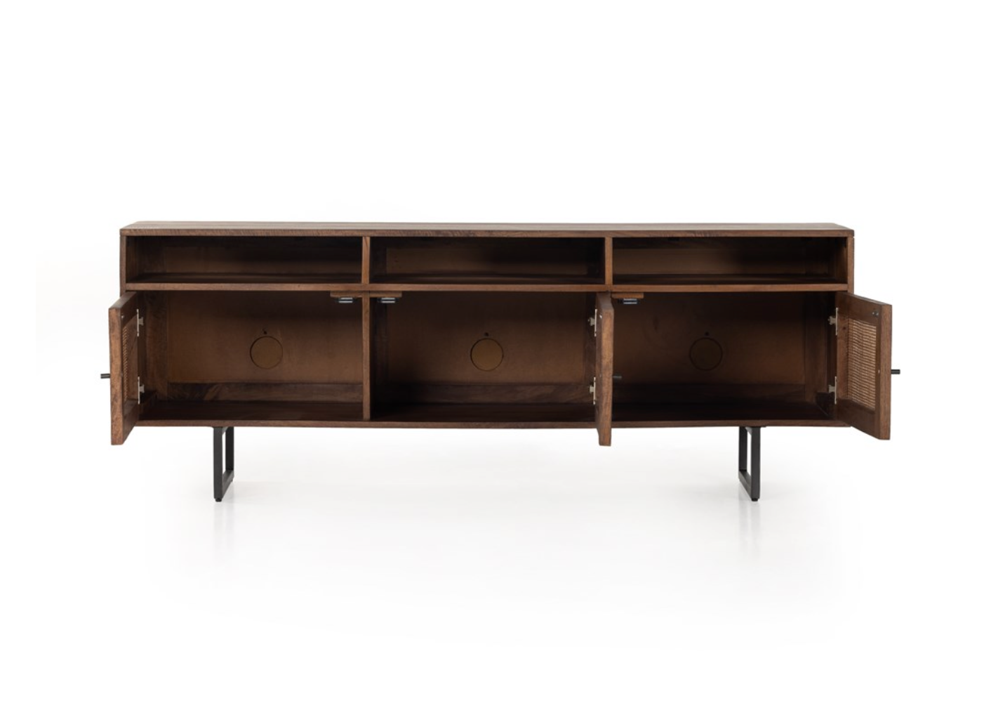 Dennen 65" Media Cabinet - Brown Wash