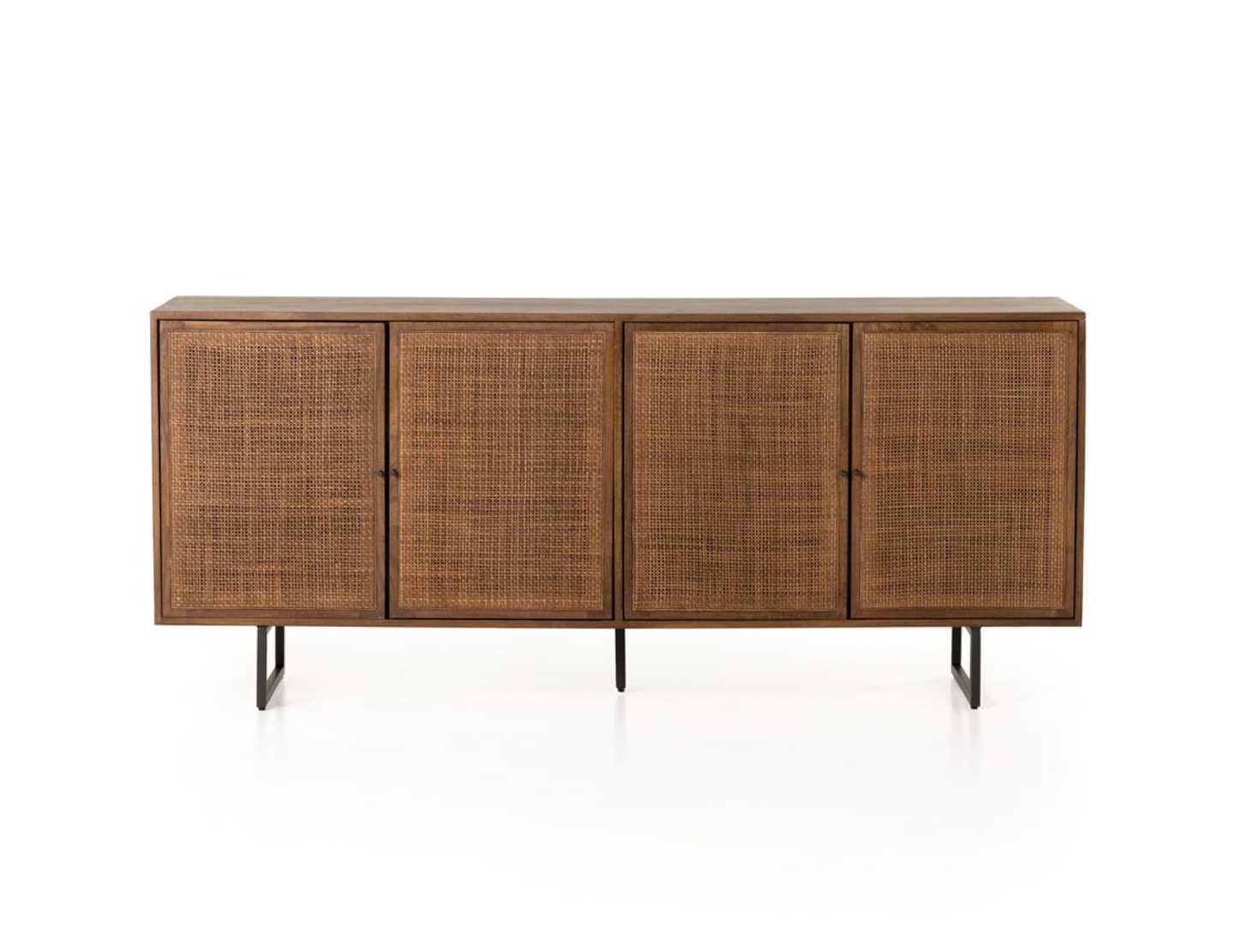 Dennen 72" Wood + Iron Sideboard - Brown Wash