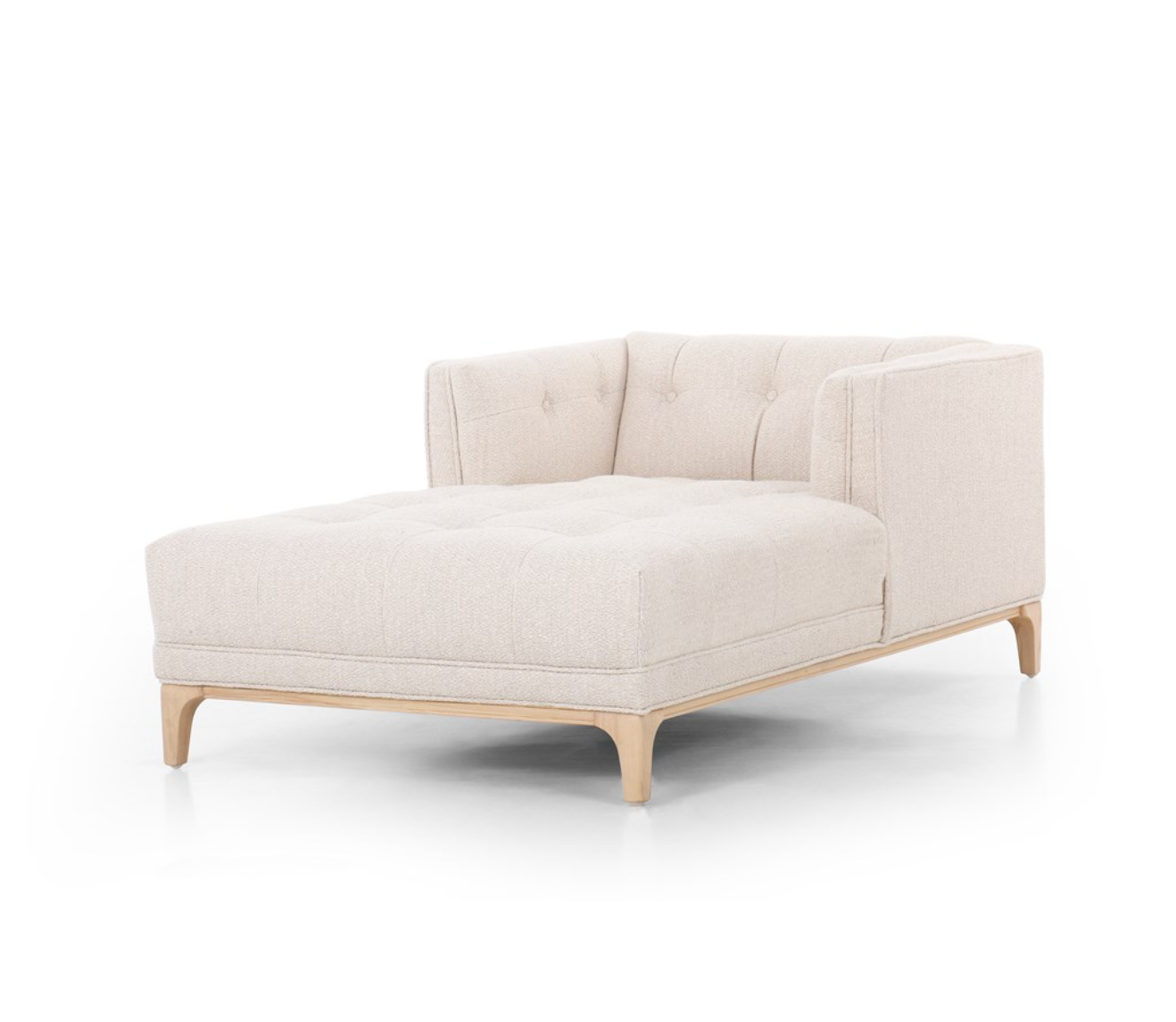 Dillon 38" Tufted Chaise - Kerby Taupe