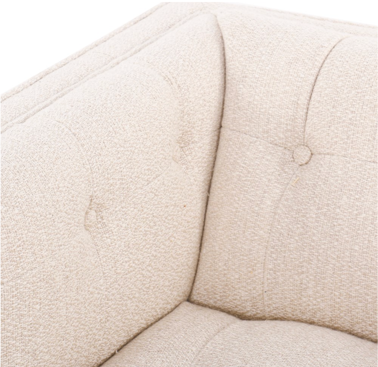 Dillon 38" Tufted Chaise - Kerby Taupe