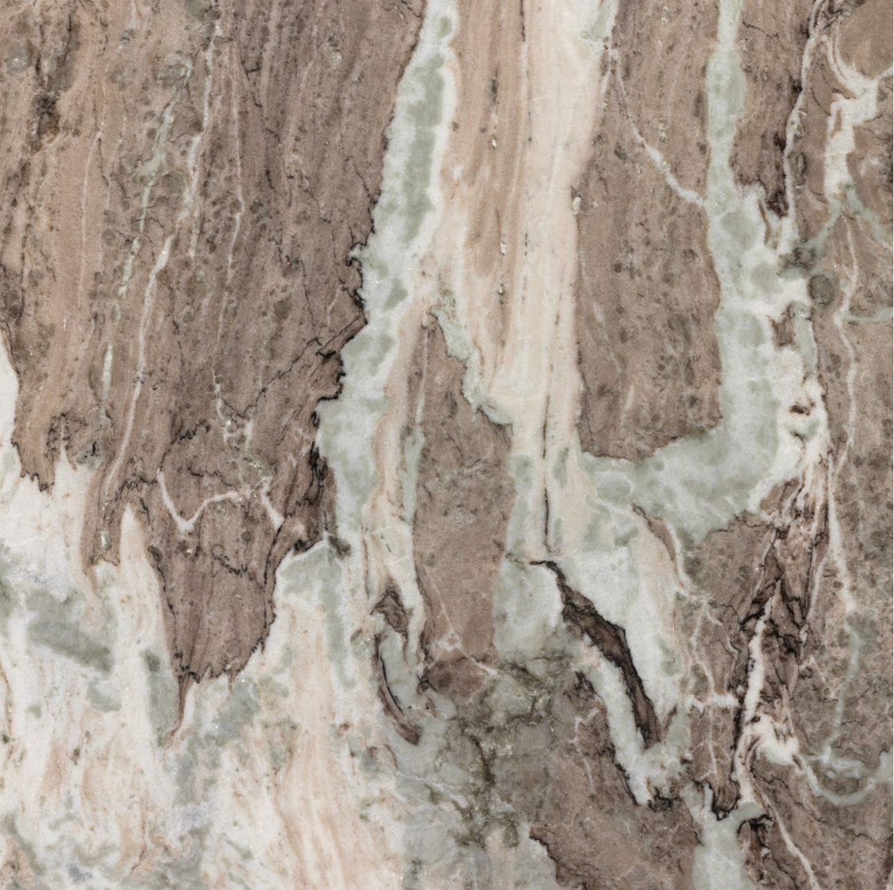 Felipe 25" Marble Nightstand - Antique Brass + Canyon