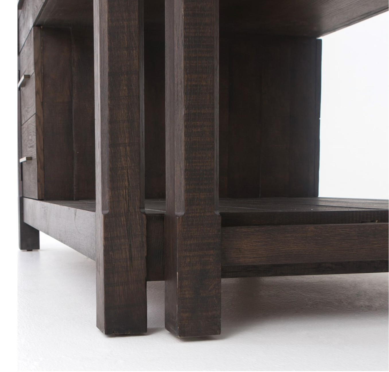 Killian 60" Extendable Kitchen Island - Rubbed Black