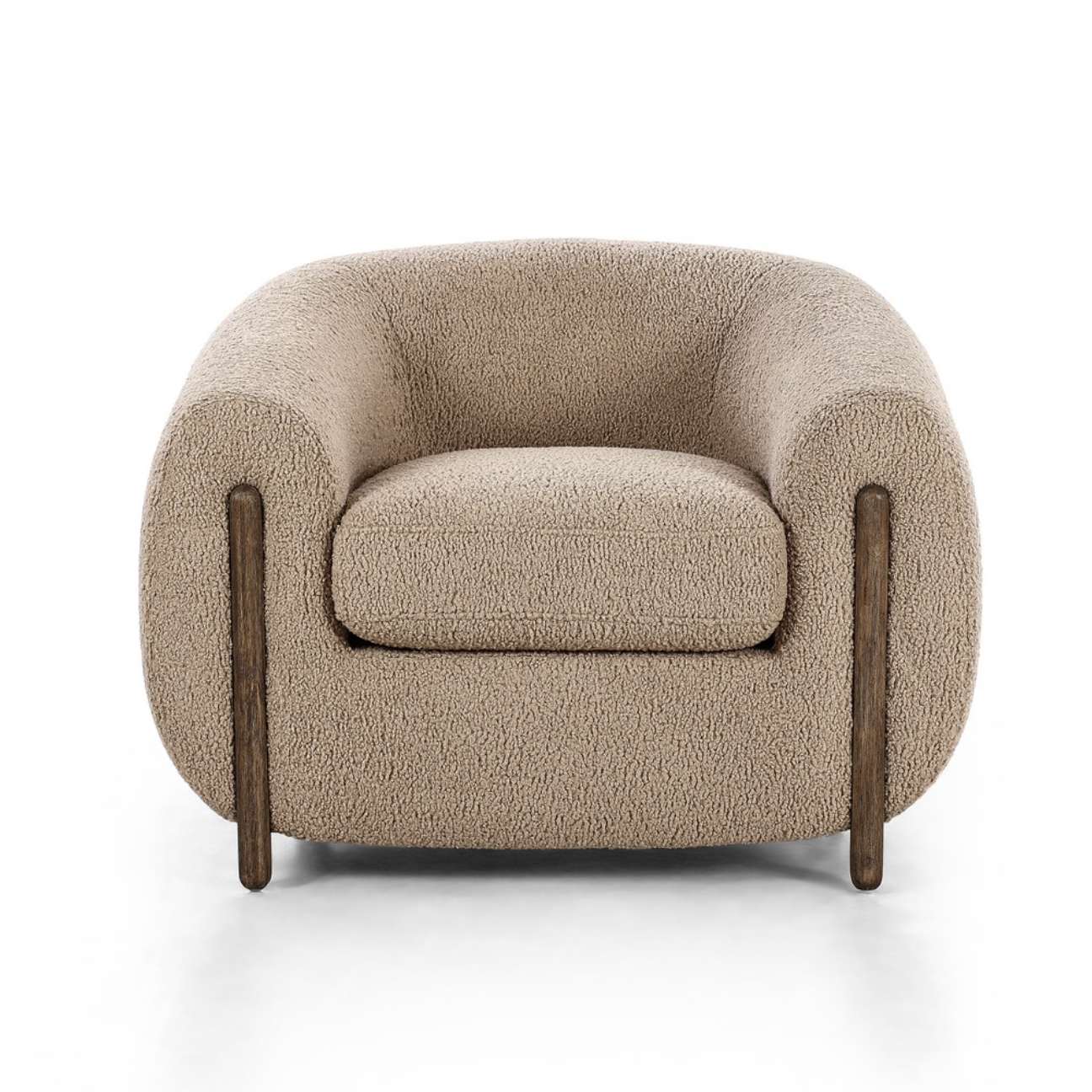 Lyla 38" Tub Chair - Sheepskin Camel