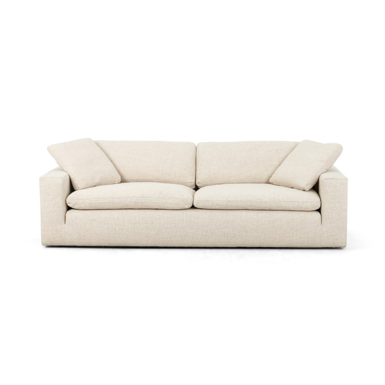 Mabry 96" 2 Cushion Down Sofa - Performance Thames Cream