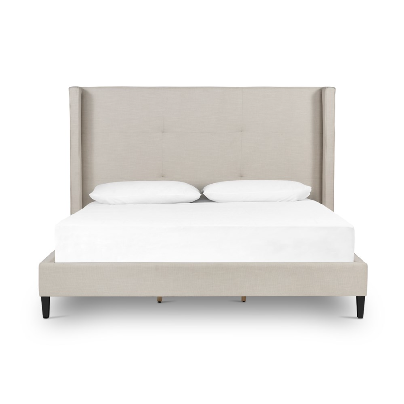 Mason 66" Upholstered Queen Bed - Cambric Ivory