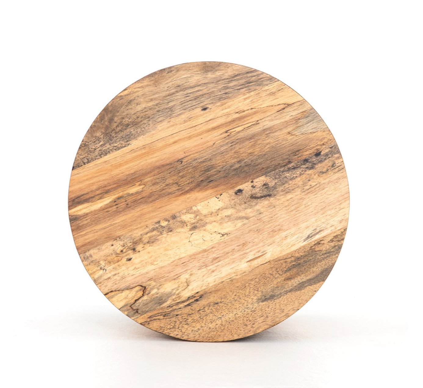 Nolan 20" Round End Table - Spalted Primavera