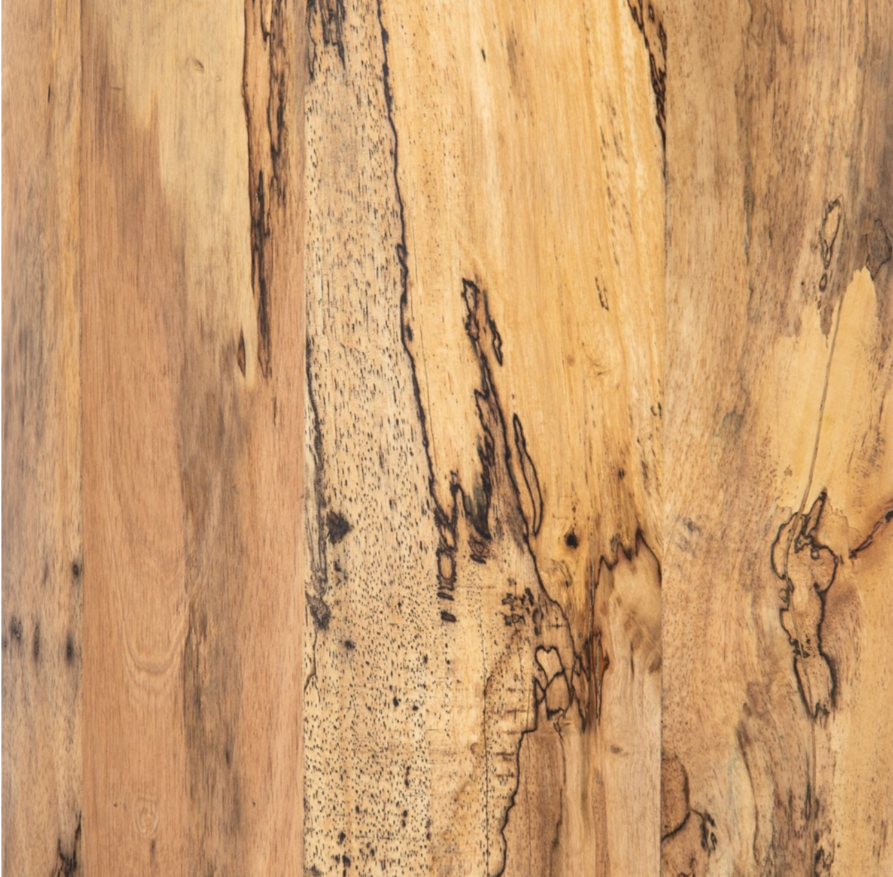 Nolan 20" Round End Table - Spalted Primavera