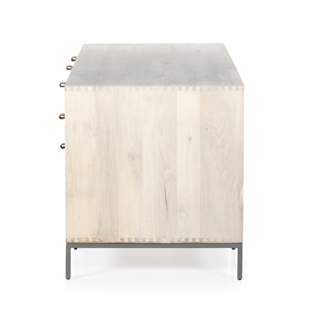 Paulo 70" Poplar Executive Desk - Dove