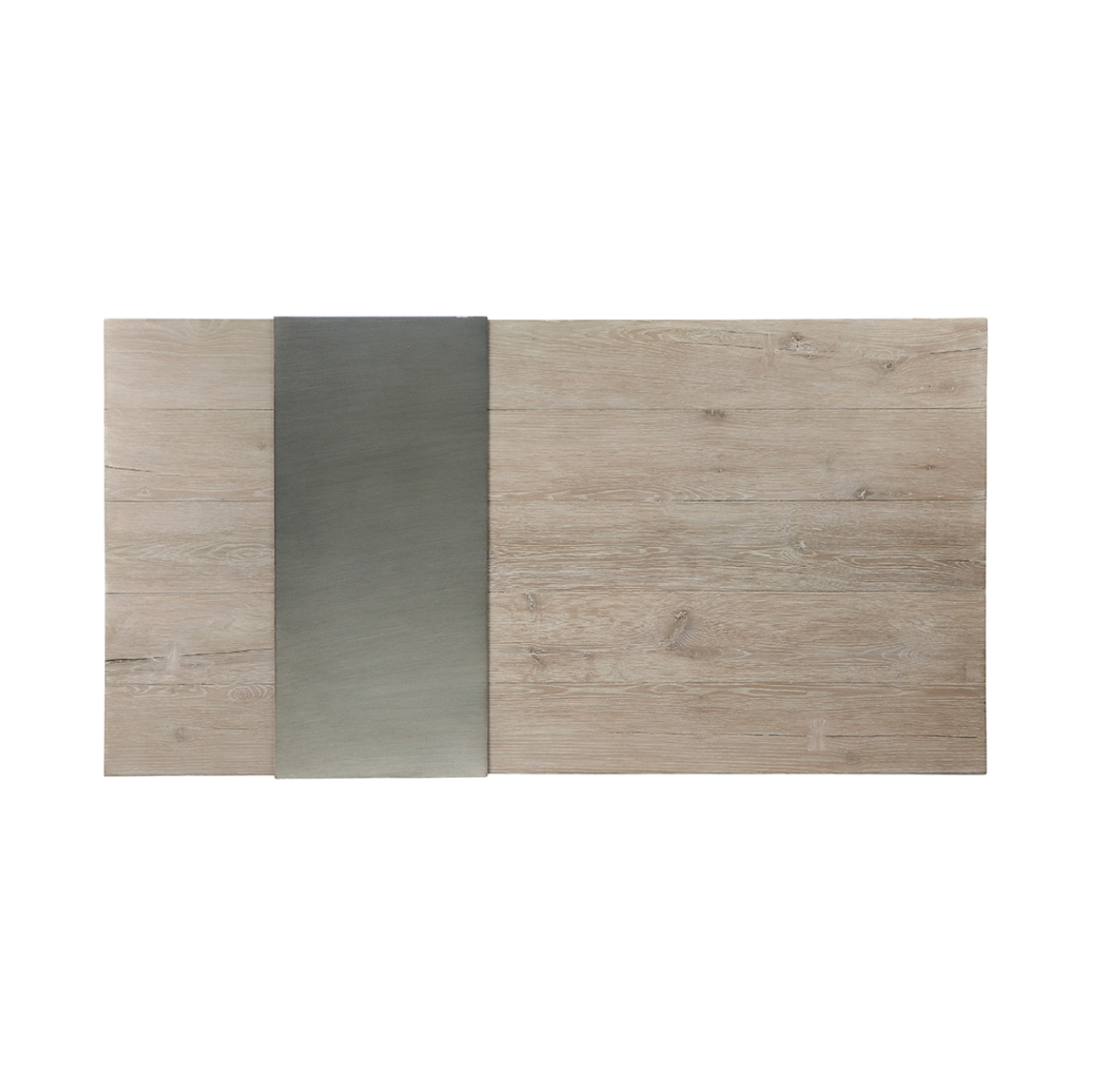 Doster 63" Reclaimed Oak Coffee Table - White