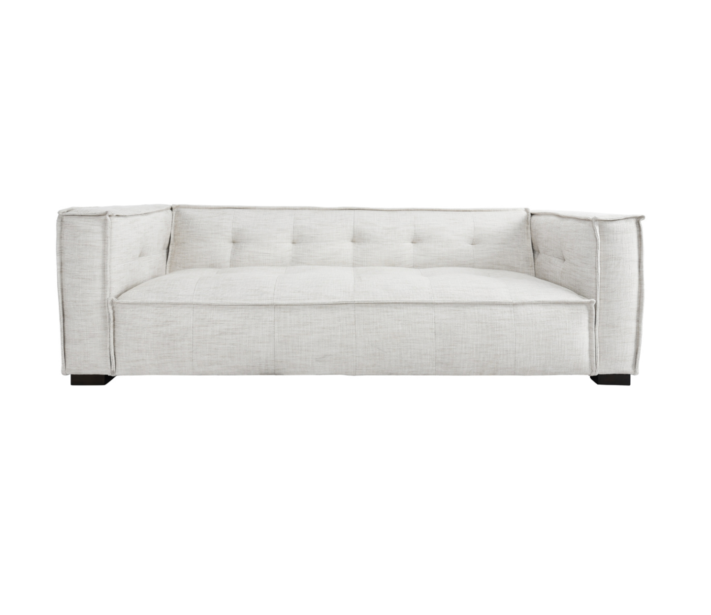 Ellie 98" Tufted Sofa - Beige