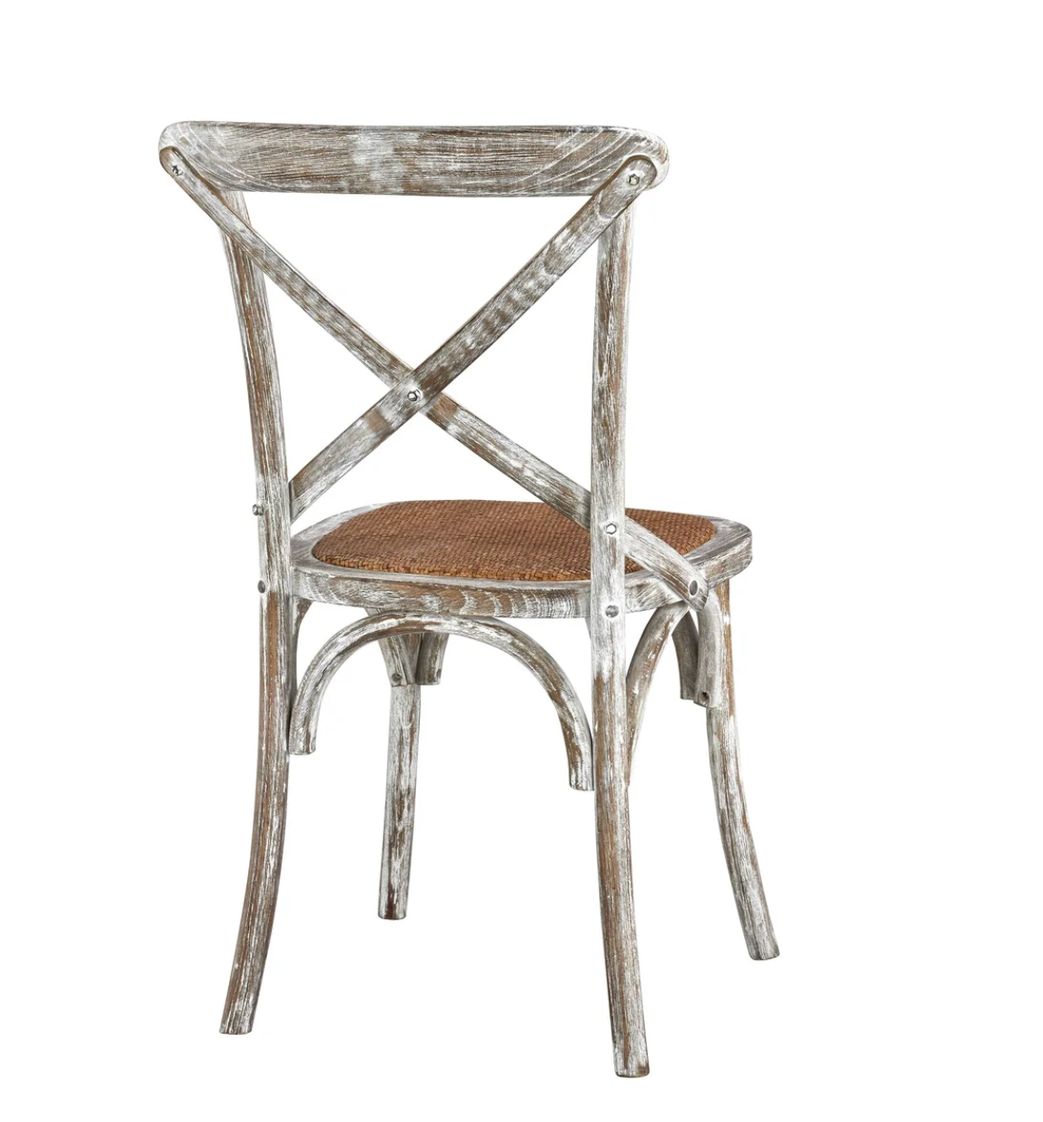 Brady X-Back Chair - White Driftwood