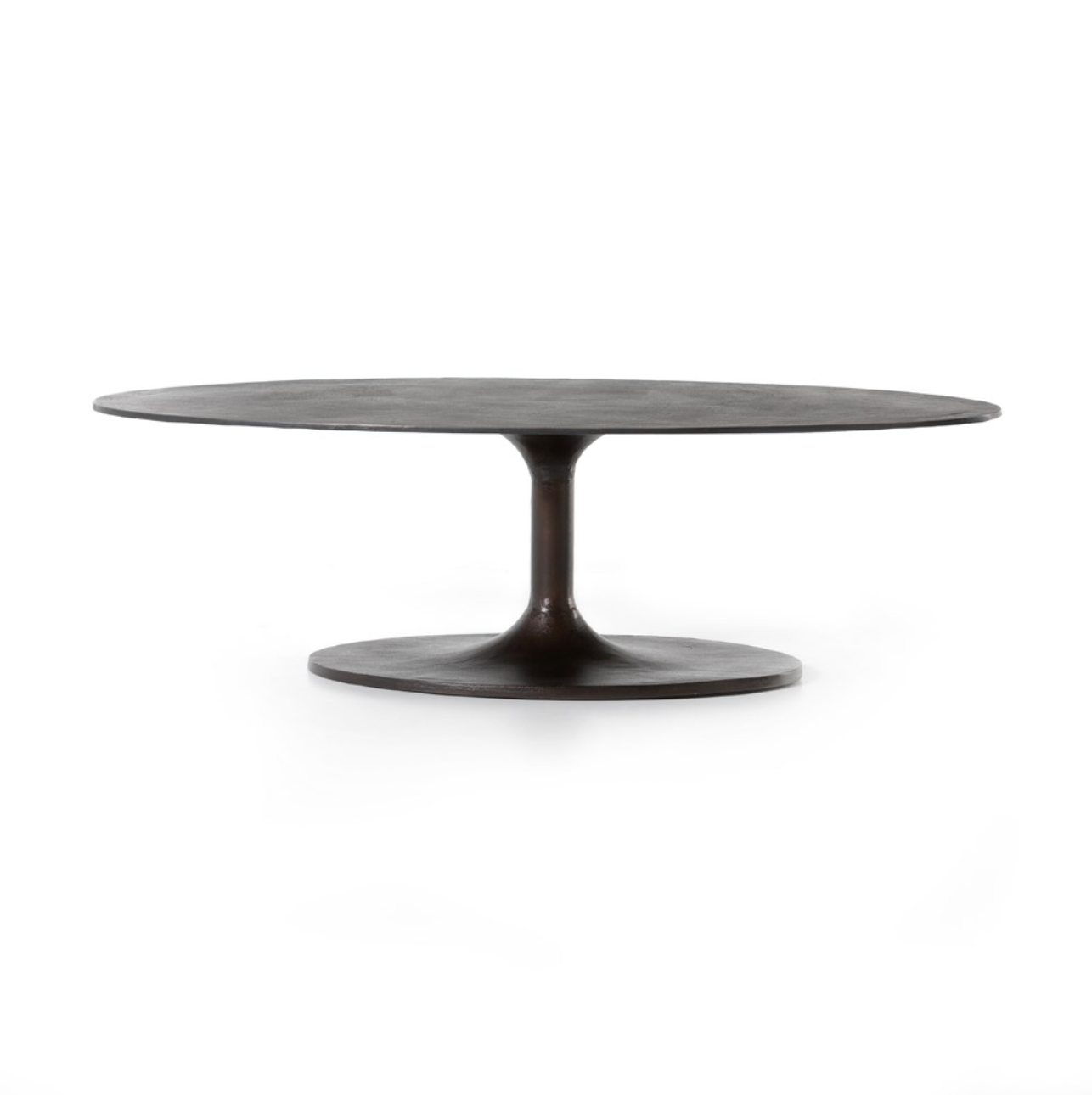 Simeon Oval Coffee Table - Antique Rust