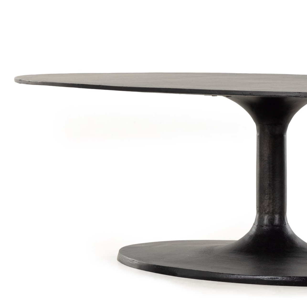 Simeon Oval Coffee Table - Black