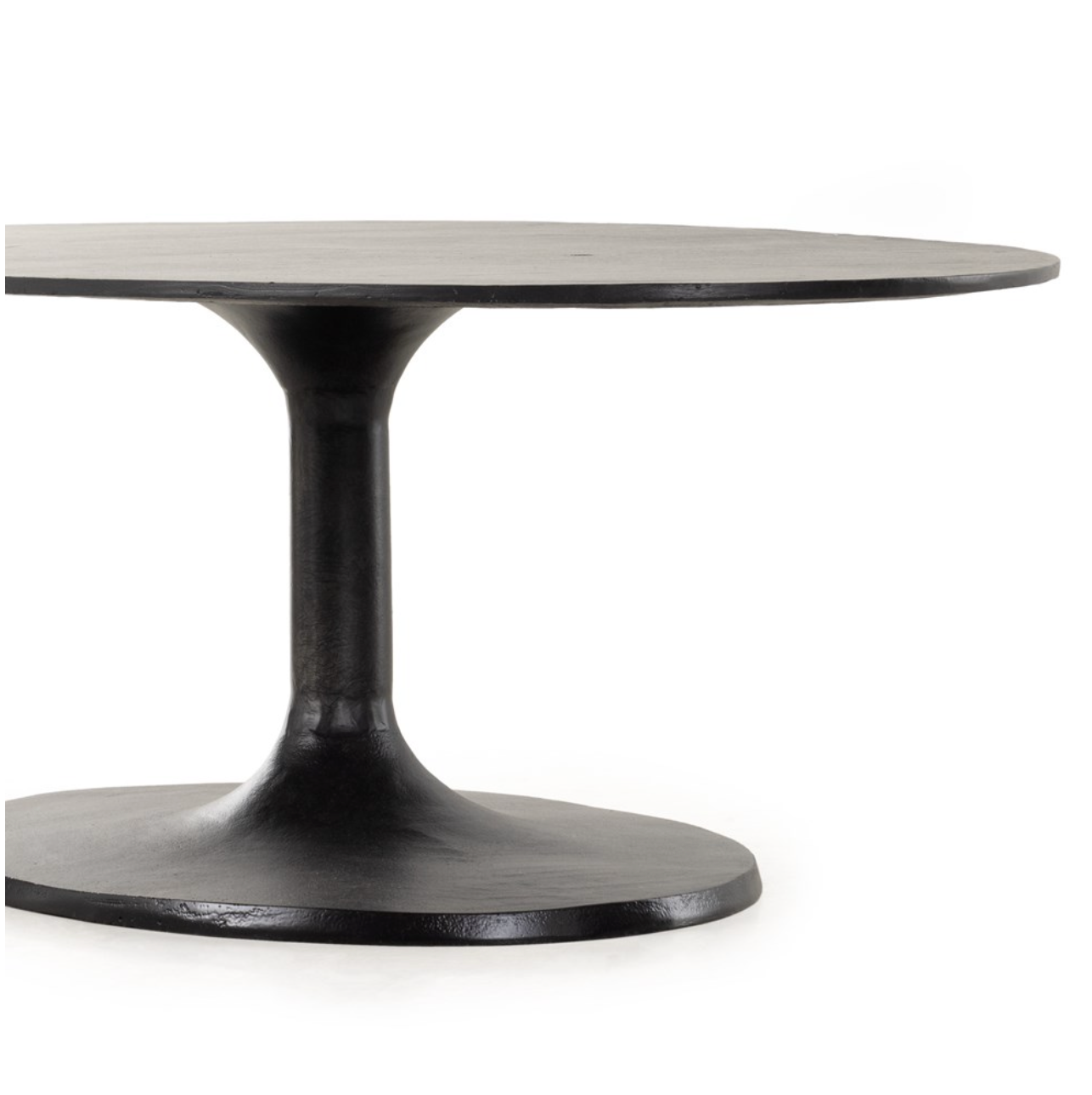 Simeon Oval Coffee Table - Black